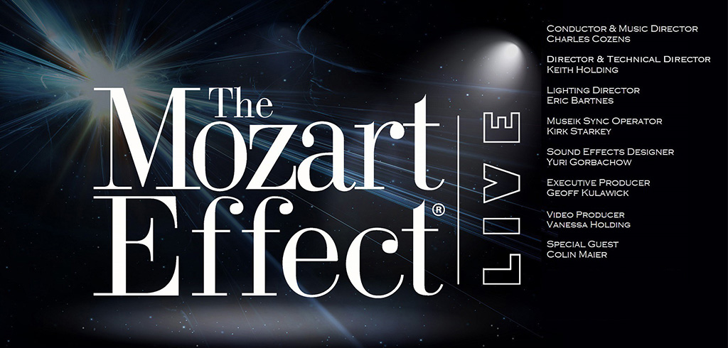 BNMO The Mozart Effect Live! conductor and music director Charles Cozens.